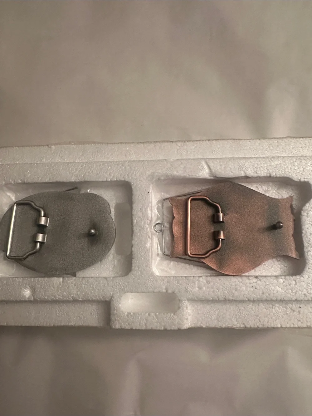 Dragon Motif Metal Belt Buckles - Silver and Copper Tones 🔥🔥🔥